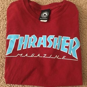 Red and Blue Thrasher T-Shirt